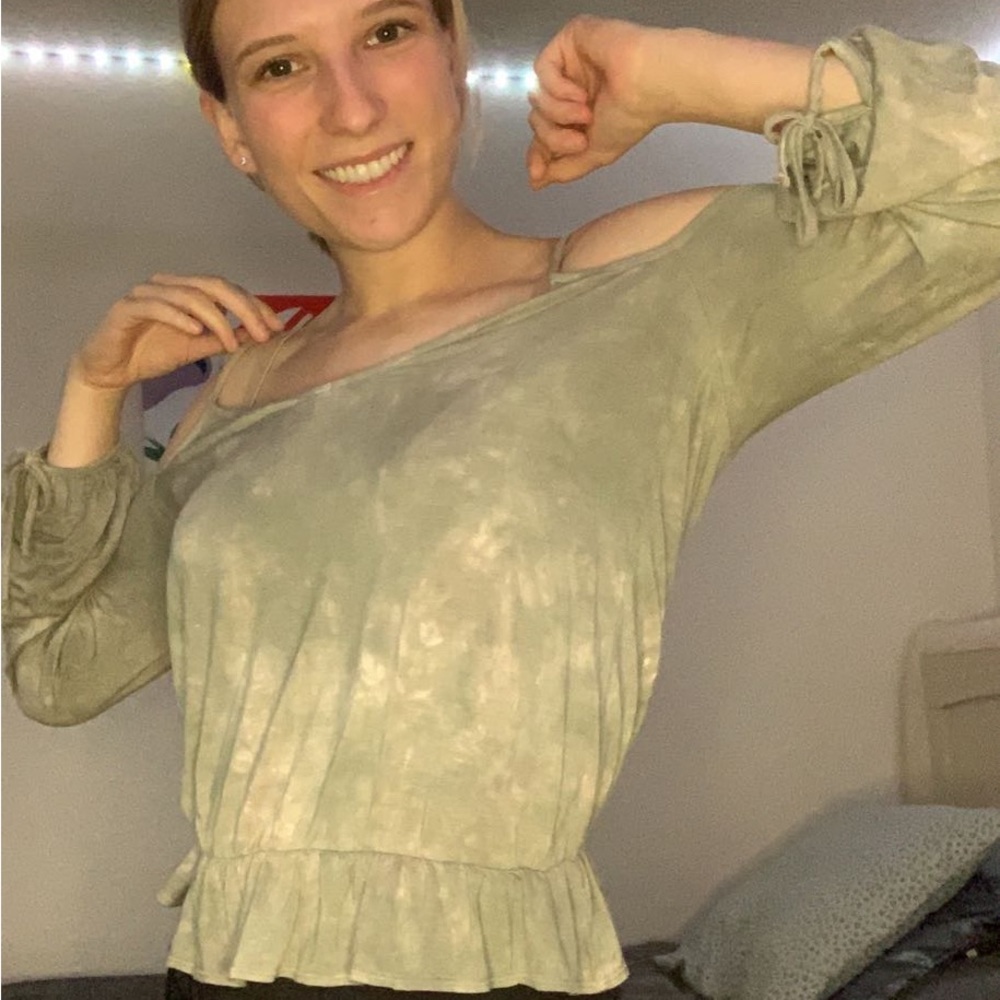 Tie-dye blouse from American Eagle